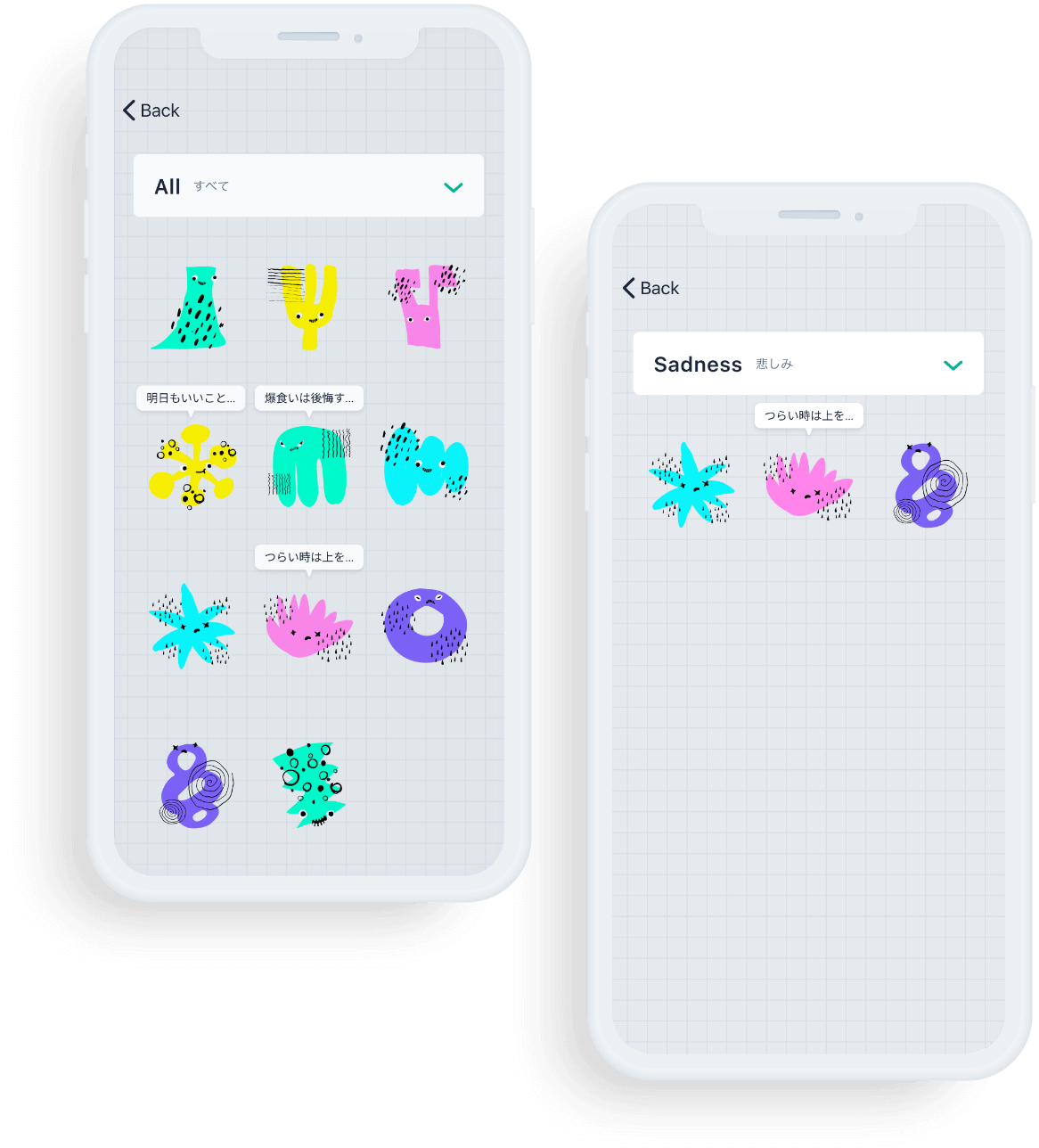感情の分布で傾向が分かる